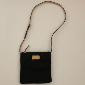 Kate Spade Black Crossbody Bag with Pink Lining